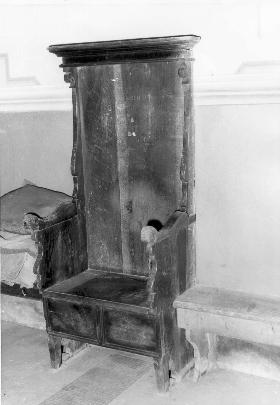 cattedra - manifattura reggiana (sec. XVII)