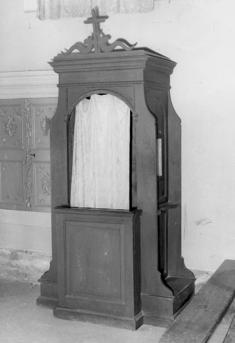 confessionale - manifattura reggiana (sec. XIX)