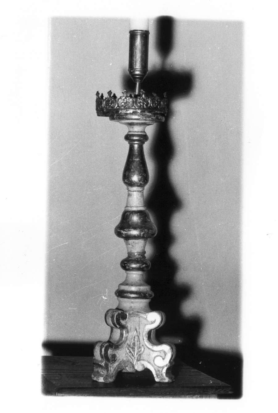 candeliere, serie - manifattura emiliano-lombarda (seconda metà sec. XVIII)