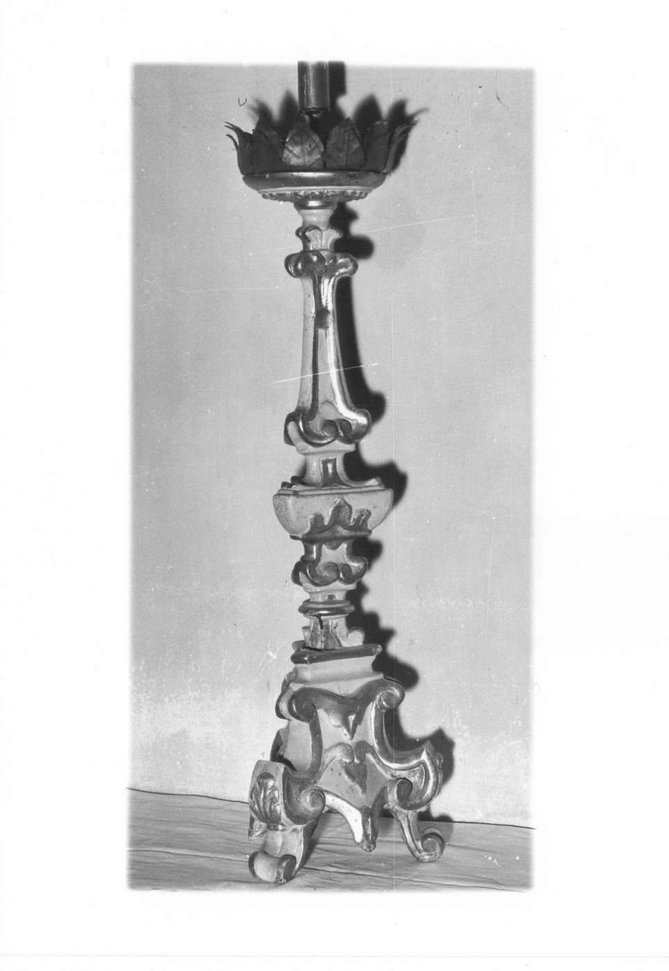 candeliere, serie - manifattura emiliano-lombarda (seconda metà sec. XVIII)