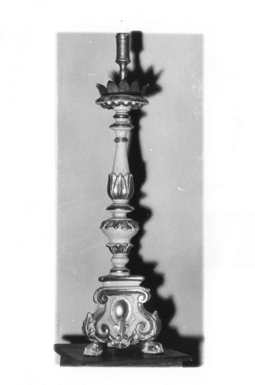 candeliere, serie - manifattura emiliano-lombarda (seconda metà sec. XVIII)