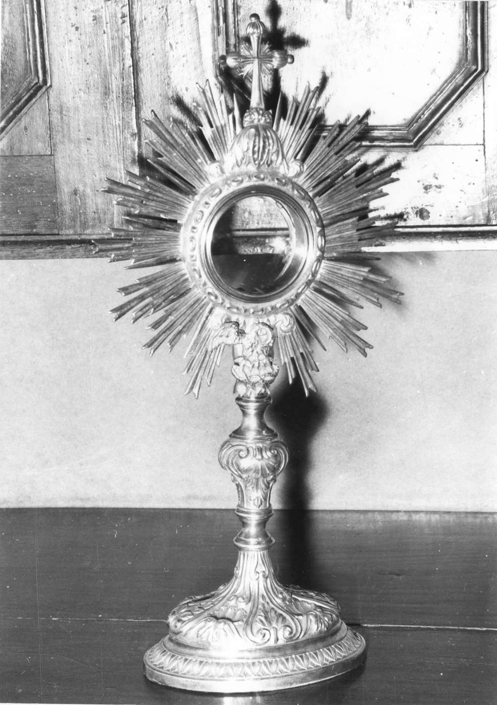 ostensorio - a raggiera - manifattura emiliana (sec. XVIII)