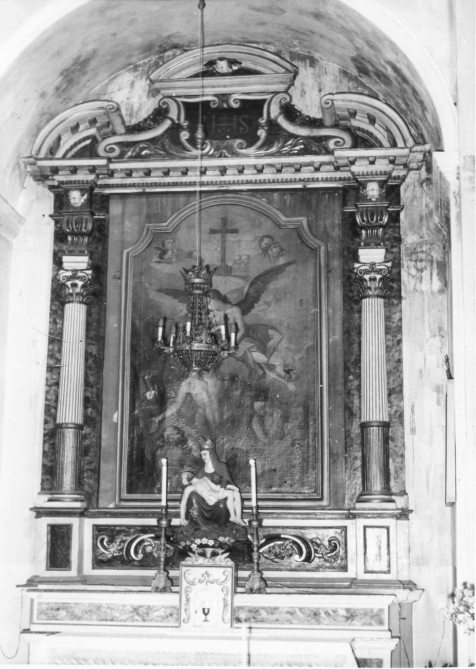 altare - ambito emiliano-lombardo (prima metà sec. XVIII)