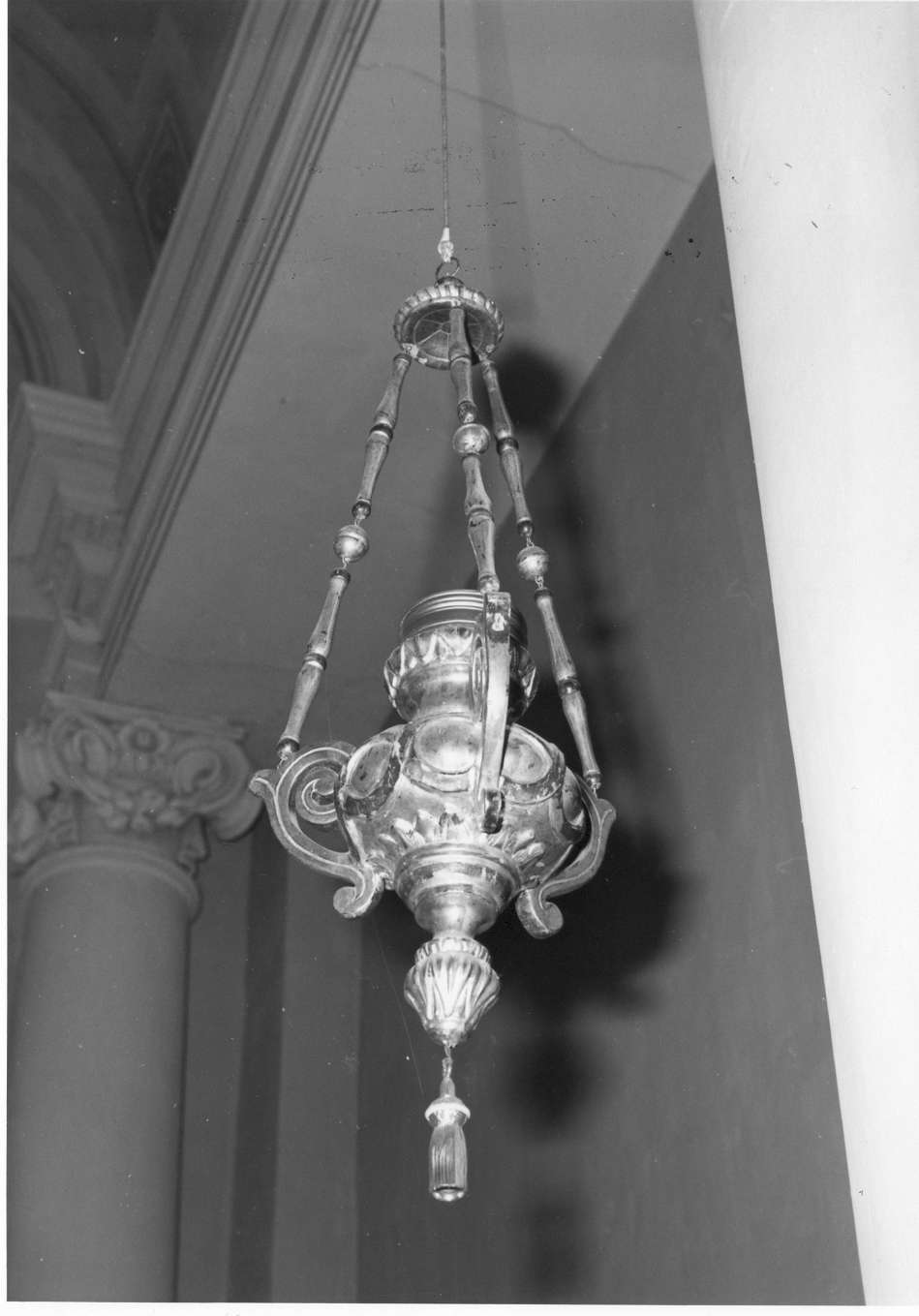 lampada pensile, serie - manifattura emiliana (prima metà sec. XVIII)