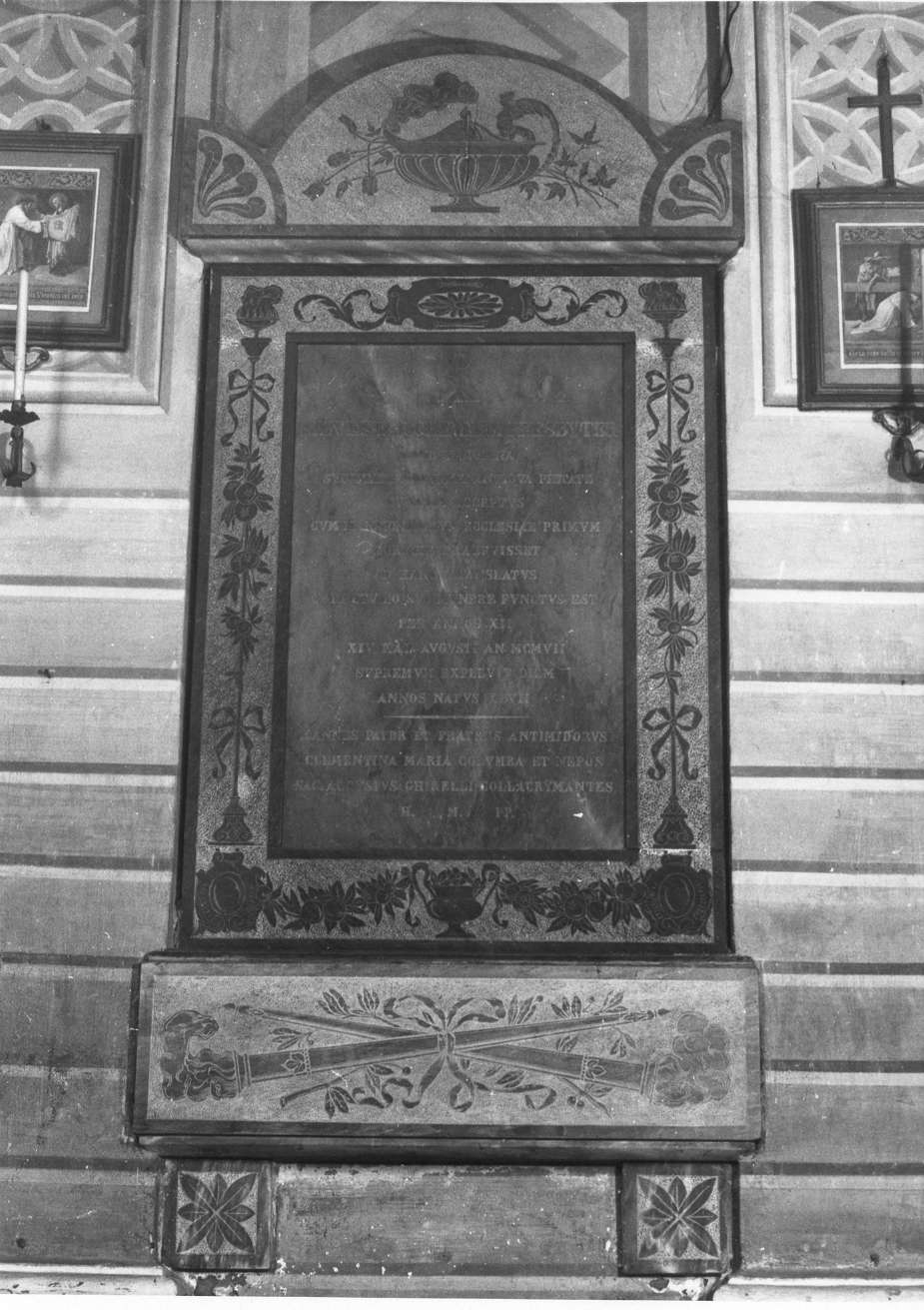 lapide commemorativa - manifattura reggiana (sec. XX)