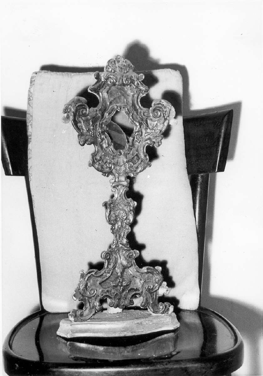 reliquiario - a ostensorio - manifattura emiliana (prima metà sec. XVIII)