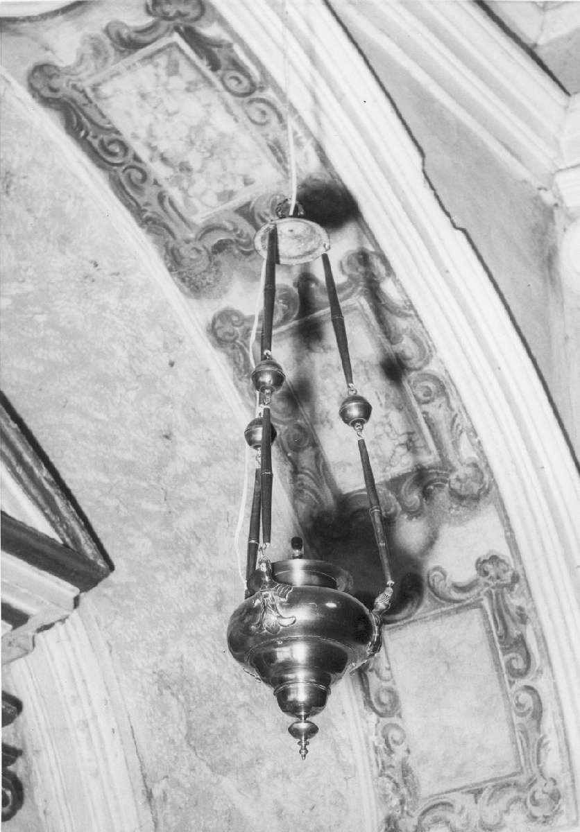 lampada pensile - manifattura reggiana (sec. XVIII)