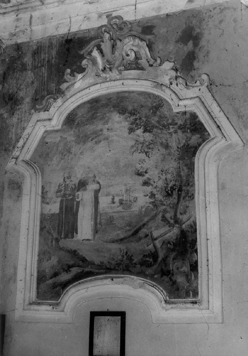 San Francesco d'Assisi e San Domenico (dipinto, elemento d'insieme) - ambito reggiano (prima metà sec. XVIII)