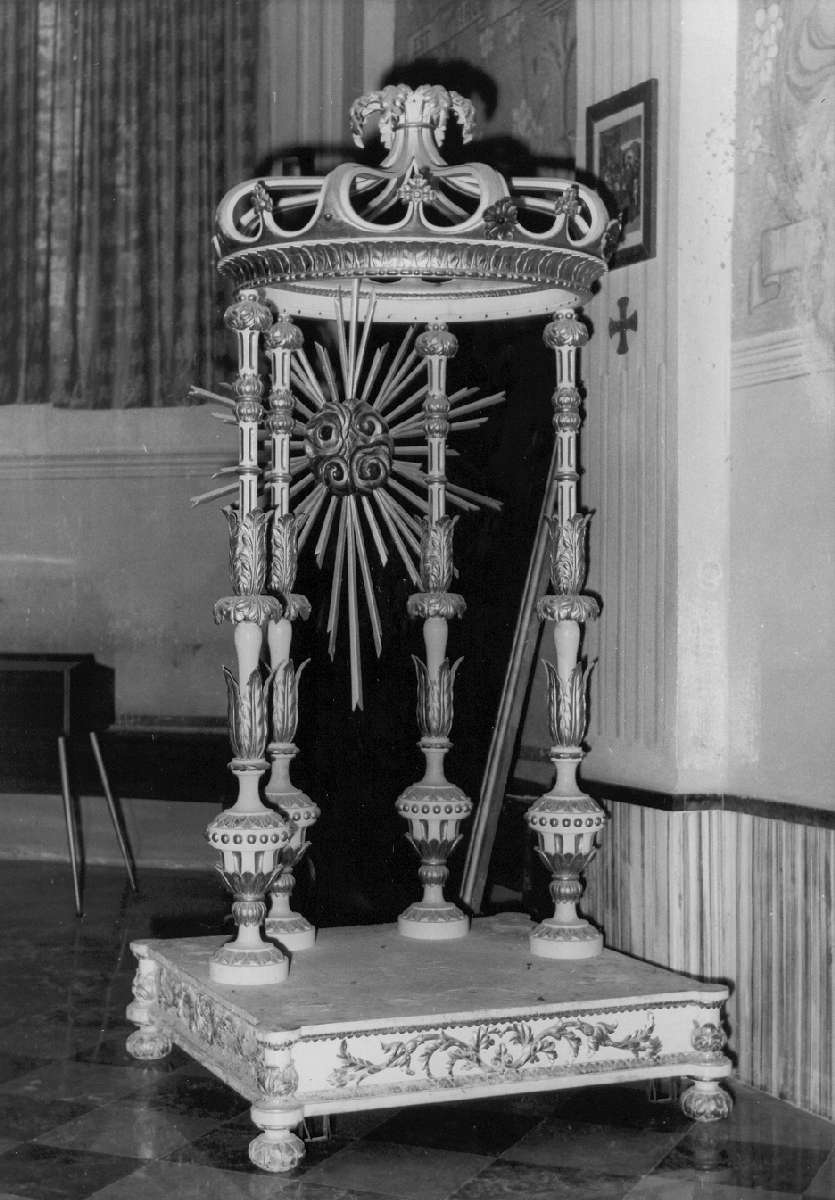 macchina processionale - manifattura emiliana (seconda metà sec. XIX)