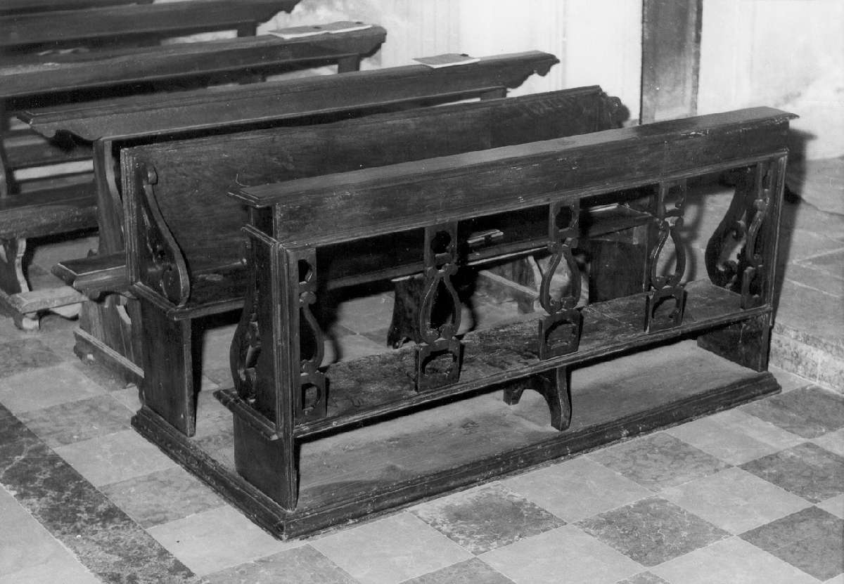 banco da chiesa - manifattura reggiana (sec. XVIII)