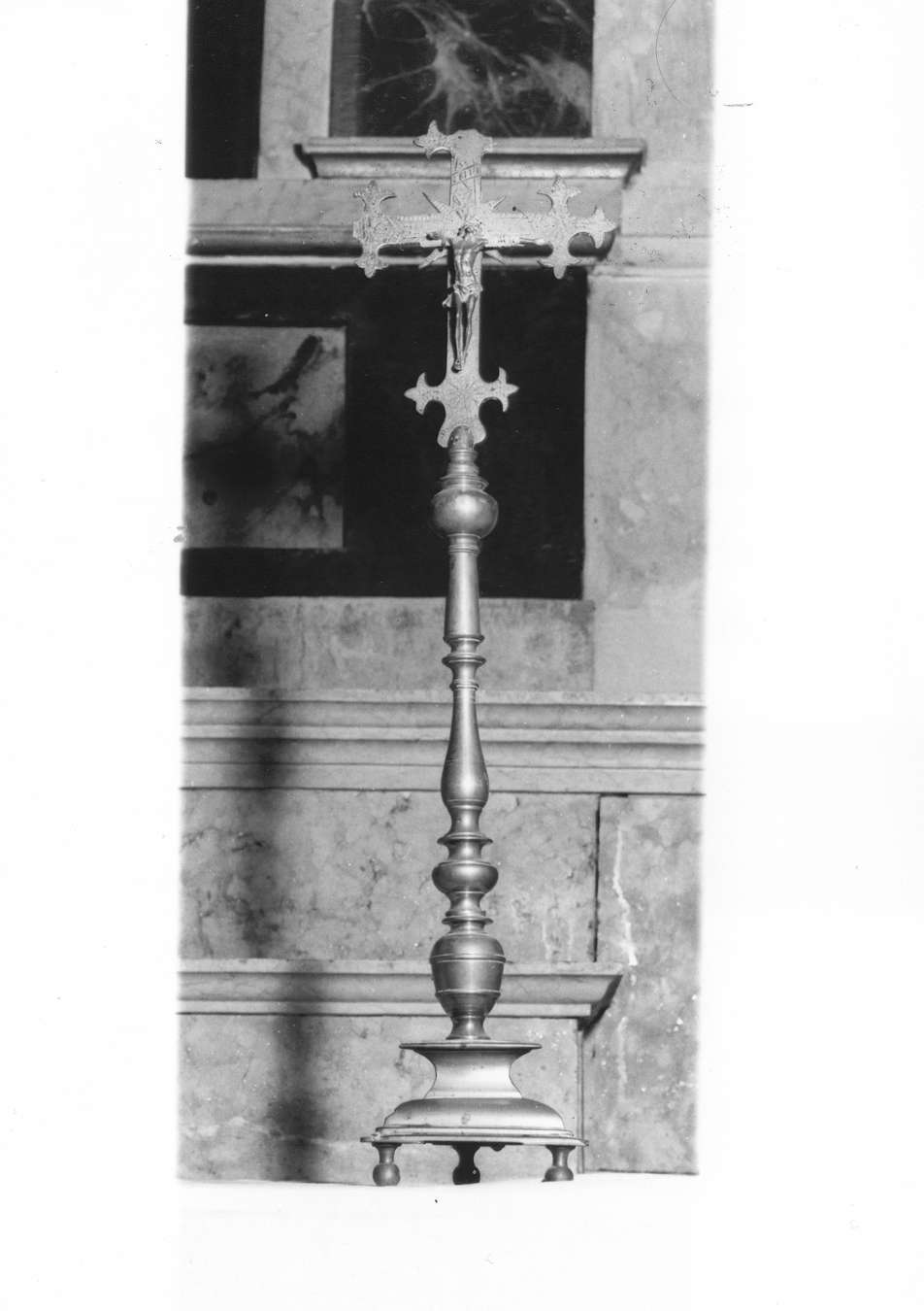 croce processionale - manifattura emiliana (seconda metà sec. XVII)