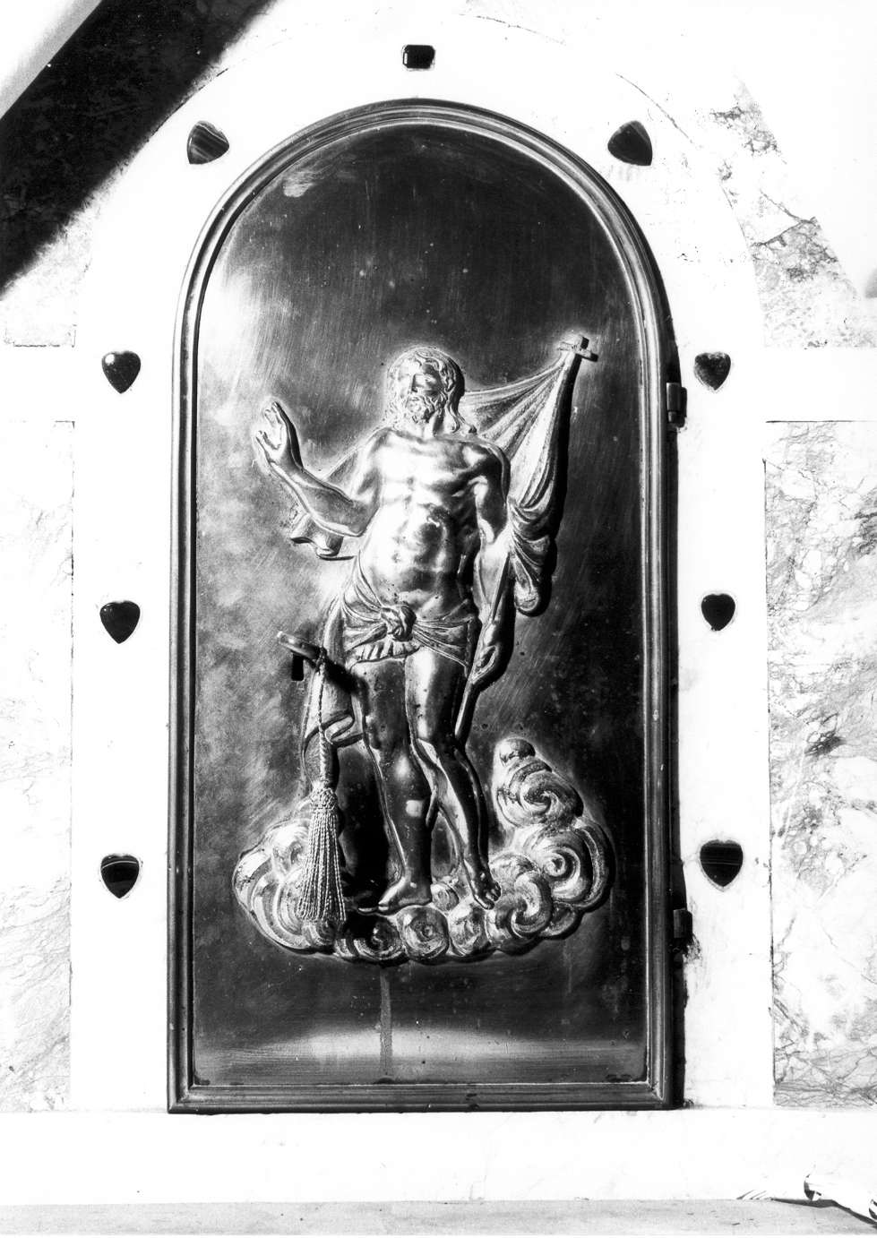 sportello di tabernacolo - manifattura emiliana (metà sec. XIX)