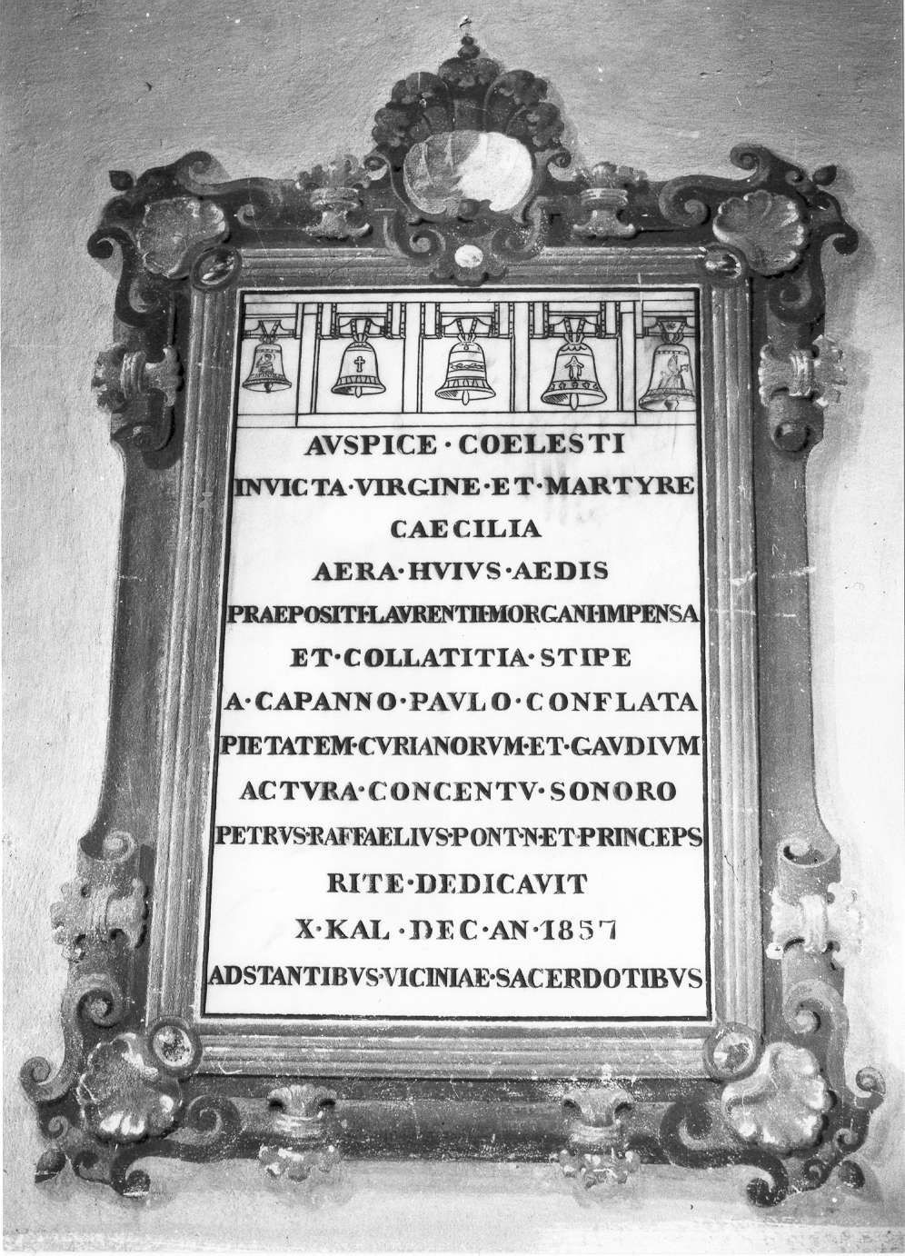 lapide commemorativa - manifattura reggiana (sec. XIX)