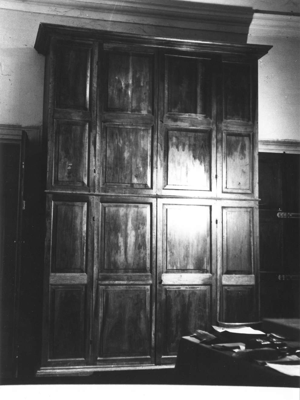 armadio monumentale - manifattura reggiana (metà sec. XIX)