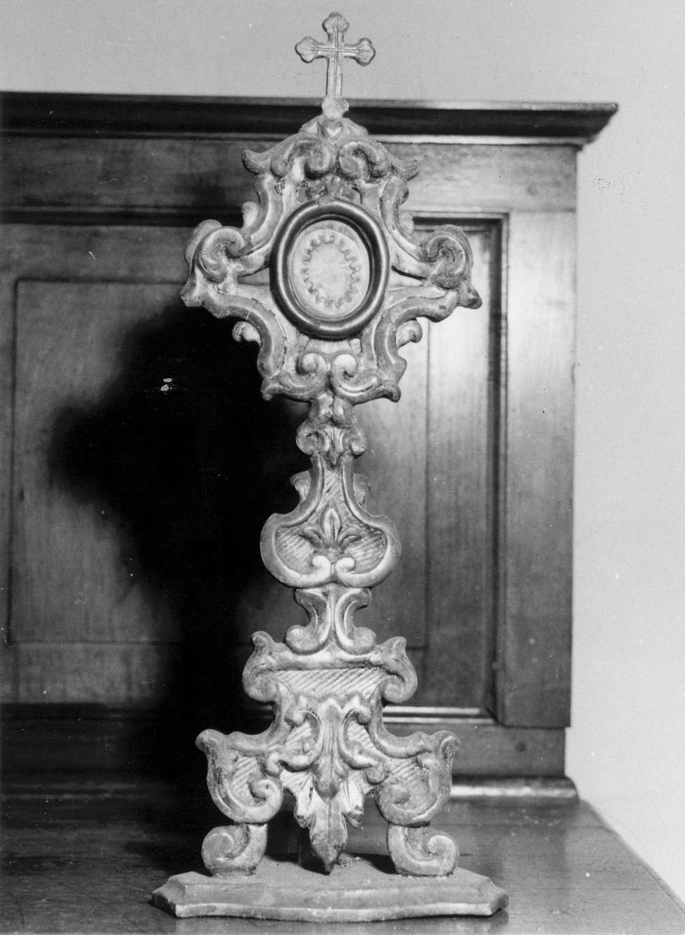 reliquiario - a ostensorio - manifattura emiliana (metà sec. XVIII)