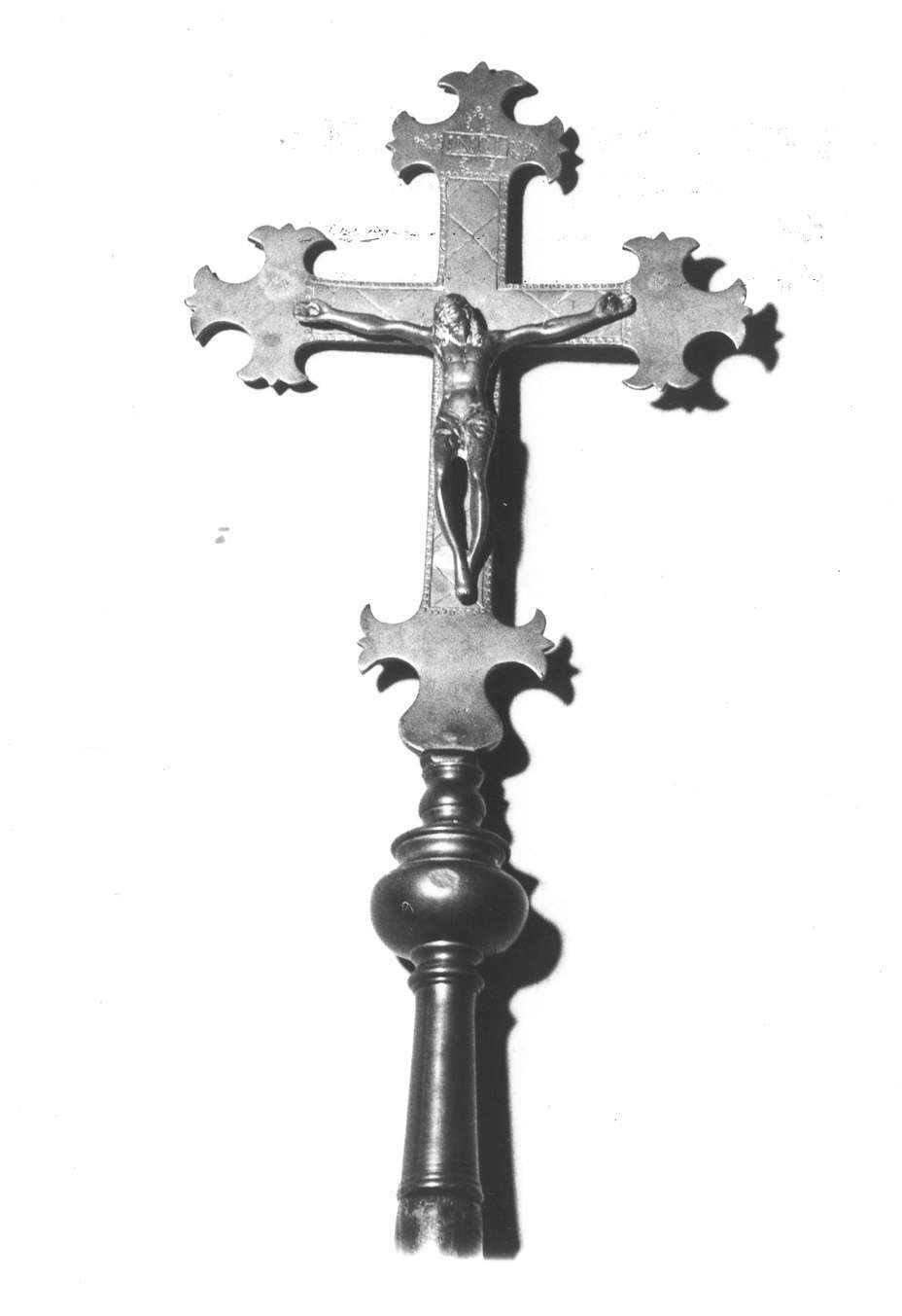 croce processionale - manifattura emiliana (seconda metà sec. XVII)