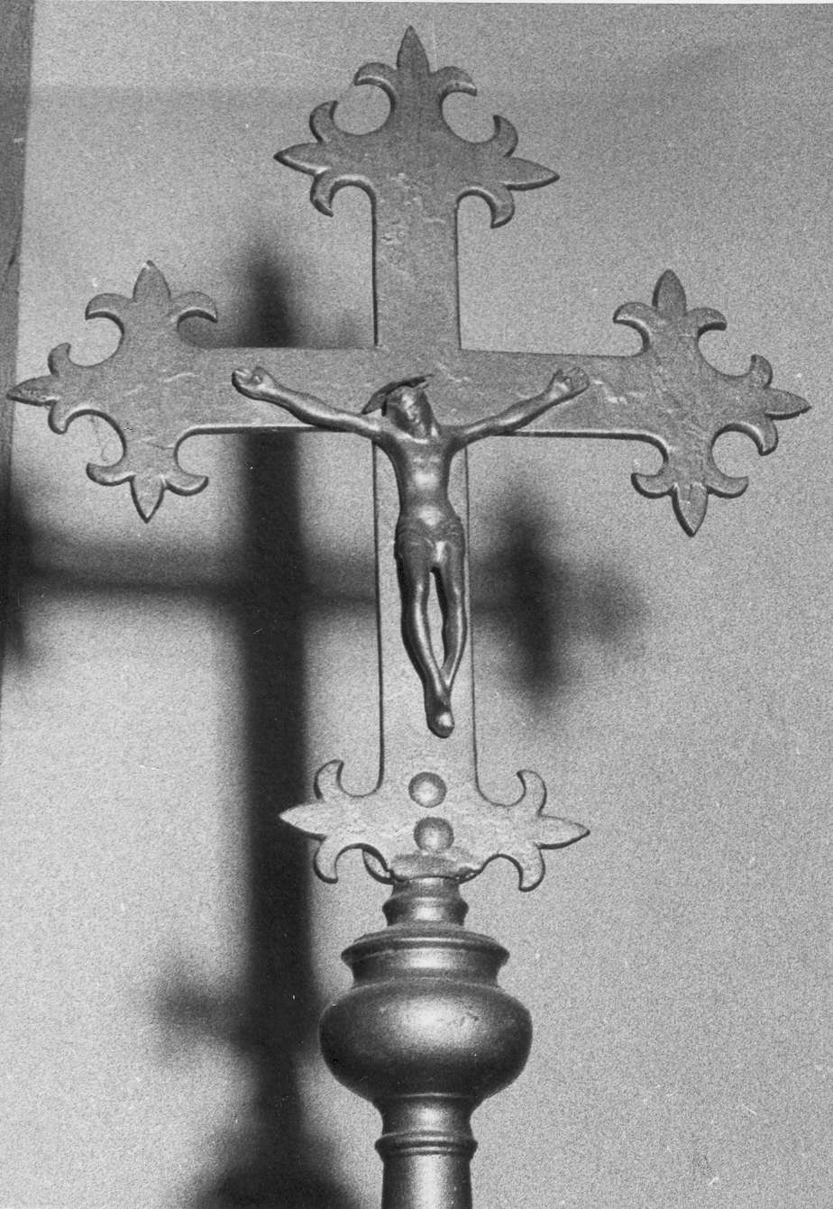 croce processionale - manifattura reggiana (primo quarto sec. XVII)