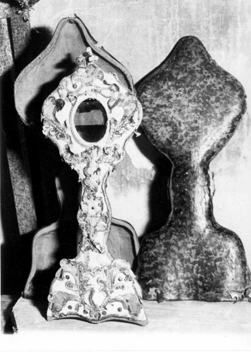 reliquiario - a ostensorio - manifattura reggiana (sec. XVIII)