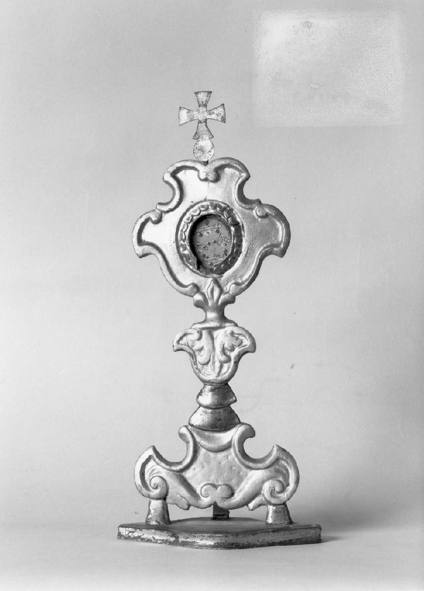 reliquiario - a ostensorio - manifattura emiliana (secc. XVII/ XVIII)