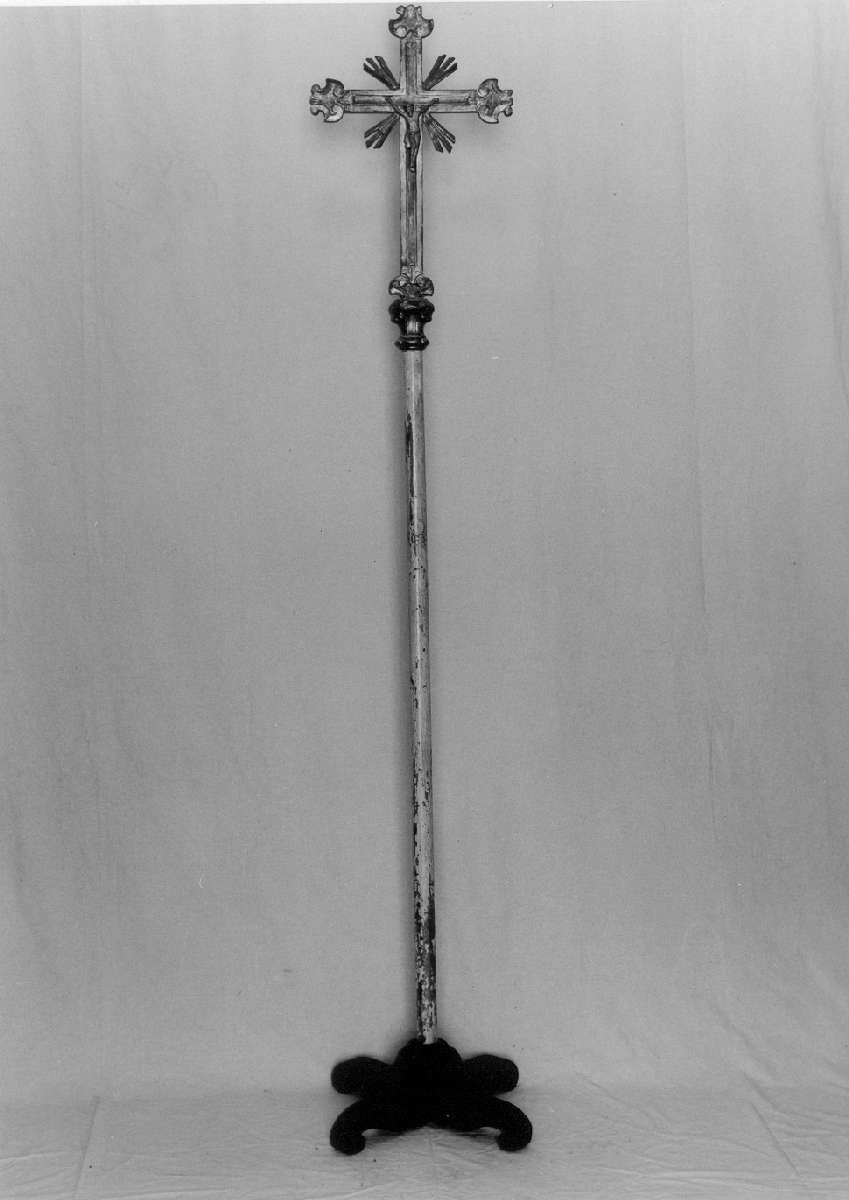 croce processionale - manifattura reggiana (seconda metà sec. XVIII)