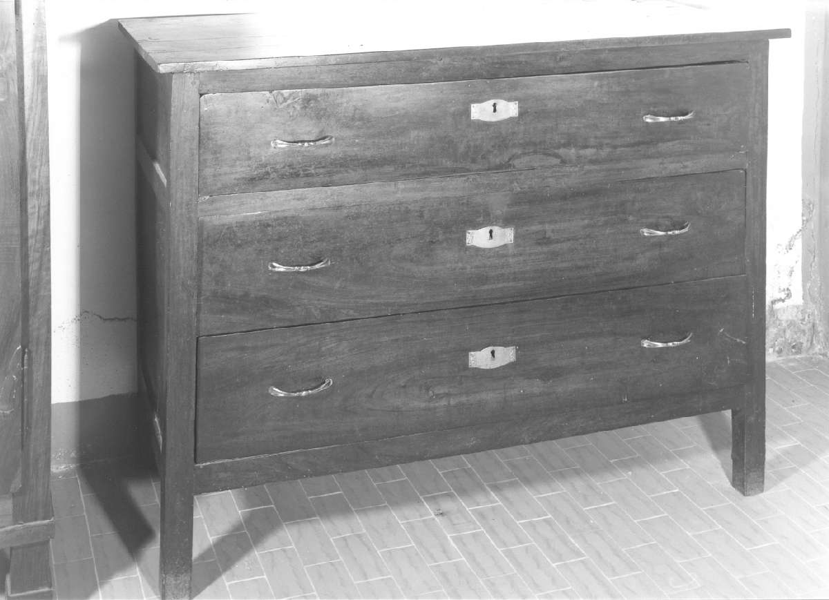 cassettone - manifattura reggiana (seconda metà sec. XIX)