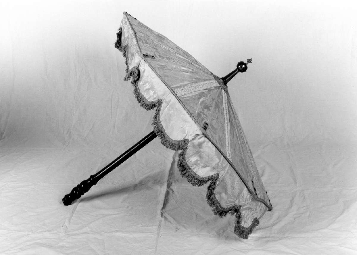 ombrellino processionale - manifattura emiliana (fine/inizio secc. XIX/ XX)