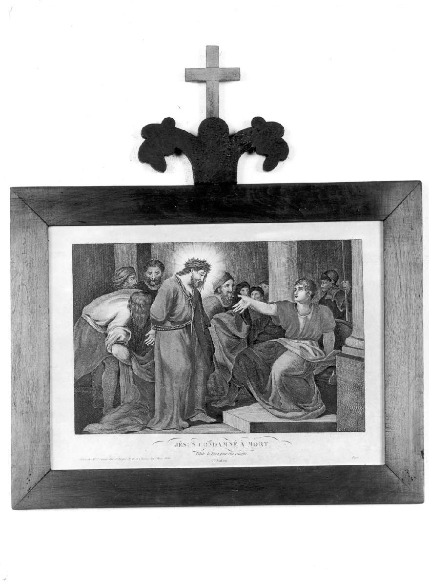 stazioni della via crucis (Via Crucis, ciclo) - ambito francese (sec. XIX)