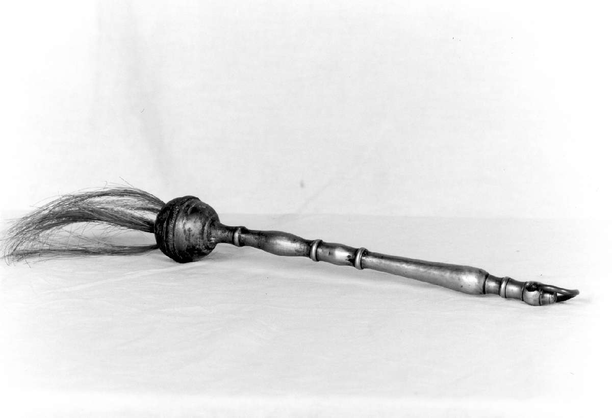 aspersorio - a pennello - manifattura emiliana (sec. XVII)