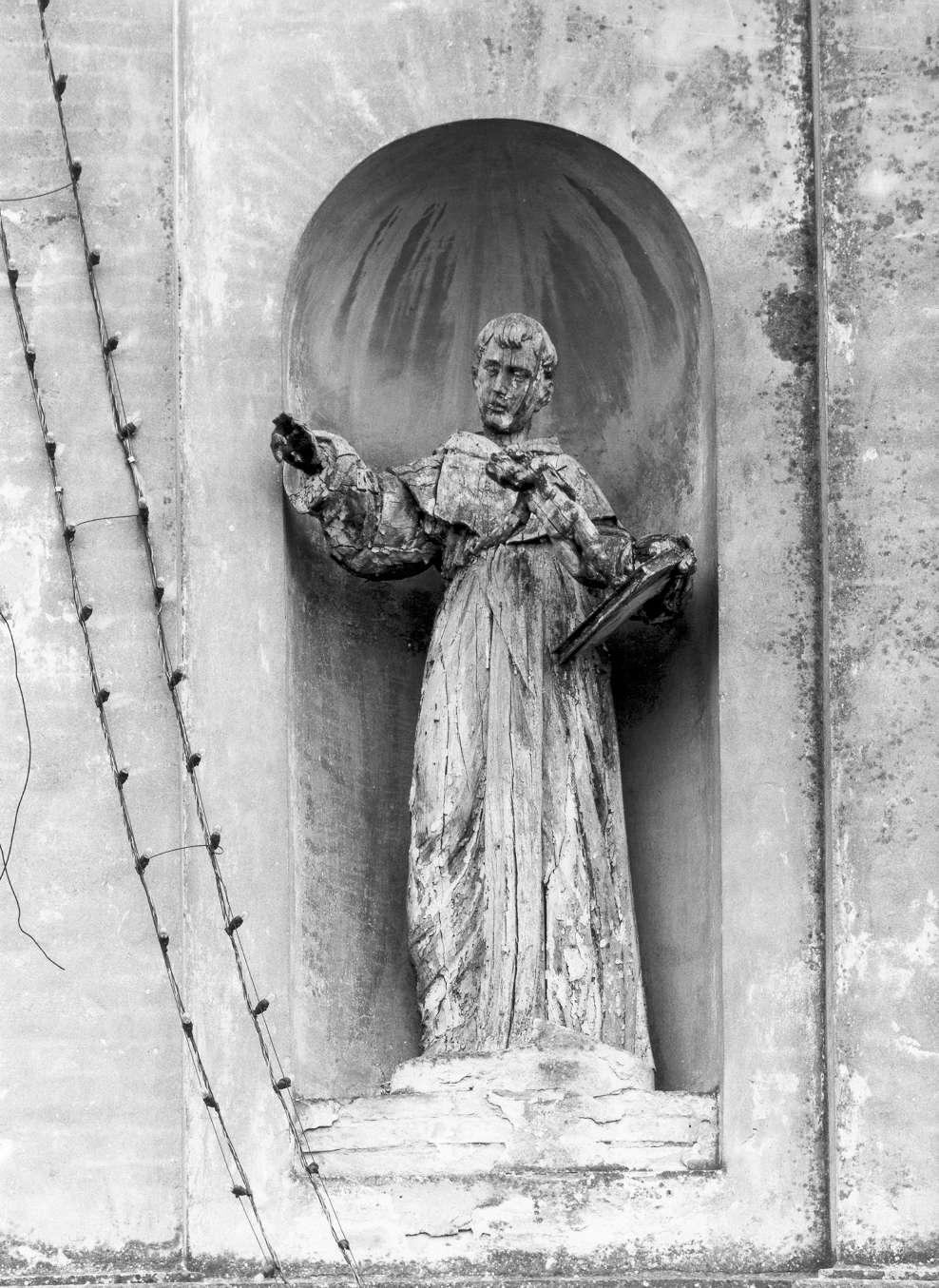 Sant'Antonio da Padova (statua) - ambito emiliano-lombardo (seconda metà sec. XVIII)
