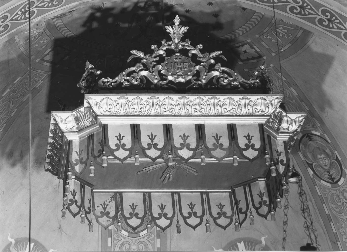 baldacchino d'altare - manifattura emiliano-lombarda (seconda metà sec. XIX)