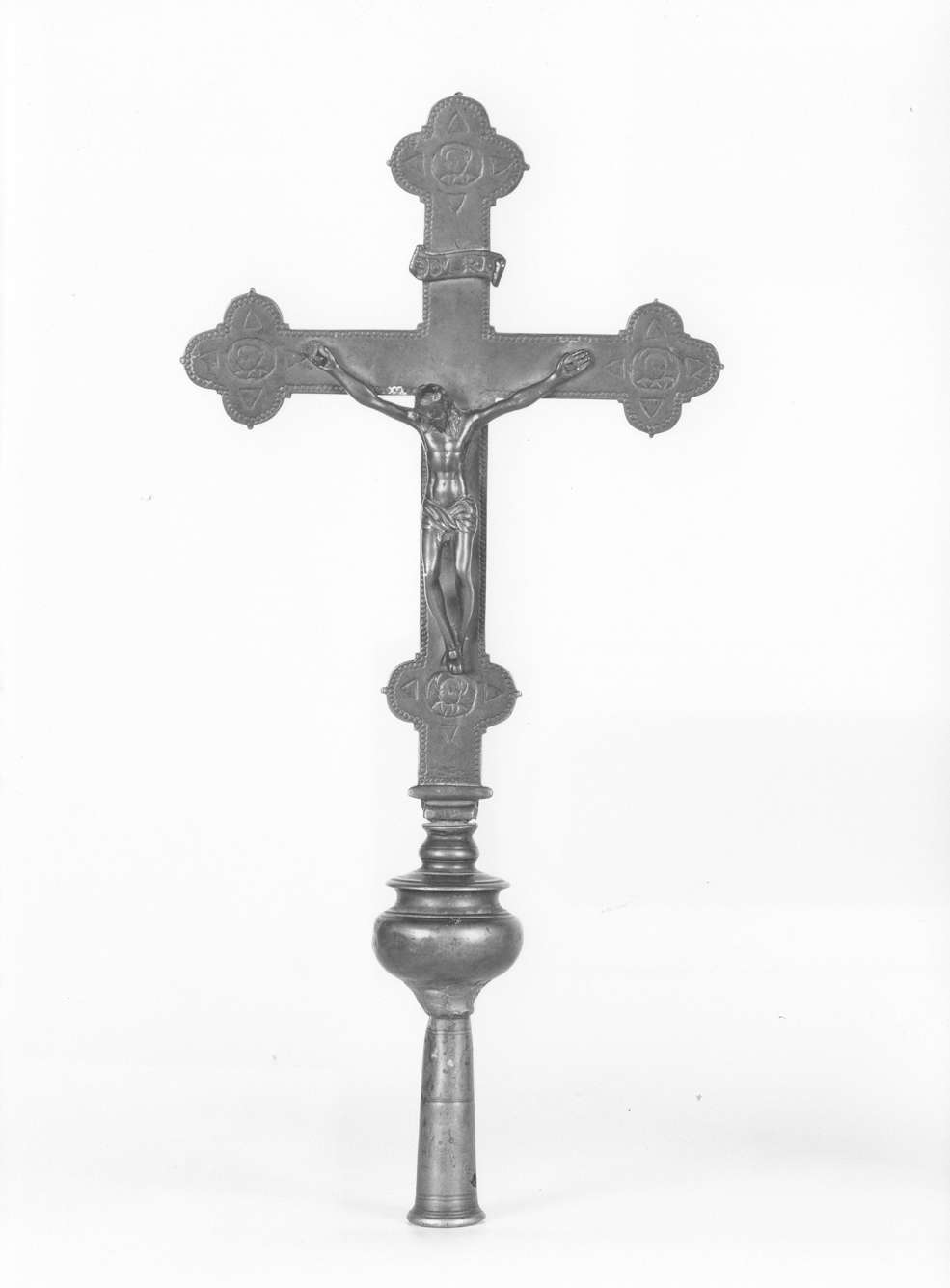 croce processionale - manifattura emiliano-lombarda (prima metà sec. XVII)