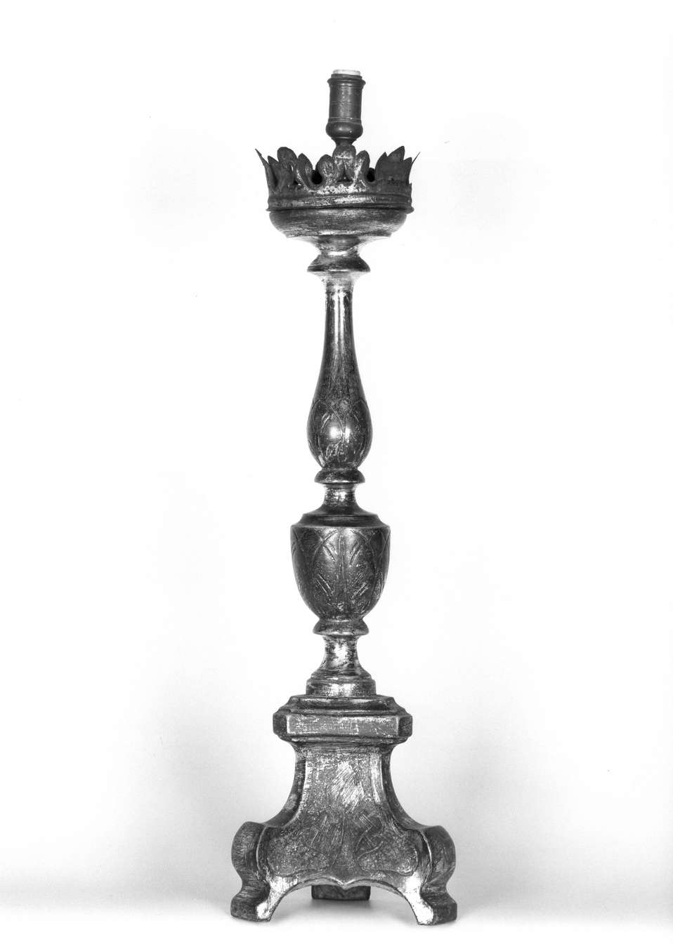 candeliere, serie - manifattura emiliano-lombarda (seconda metà sec. XVIII)