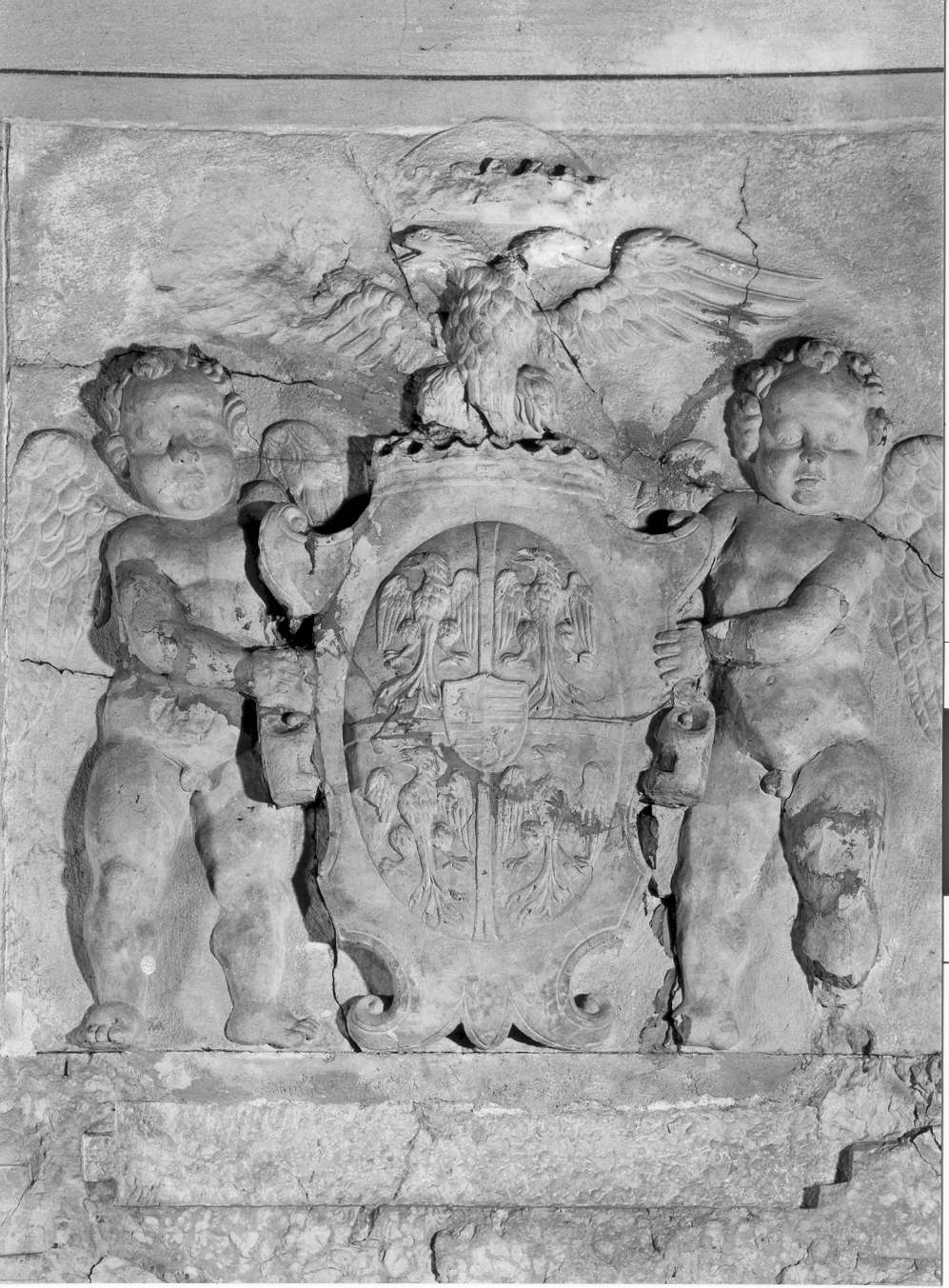 monumento funebre - ambito emiliano-lombardo (sec. XVI)