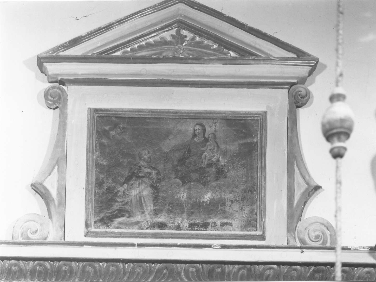 Madonna del Rosario con San Domenico (dipinto) - ambito emiliano-lombardo (seconda metà sec. XVIII)