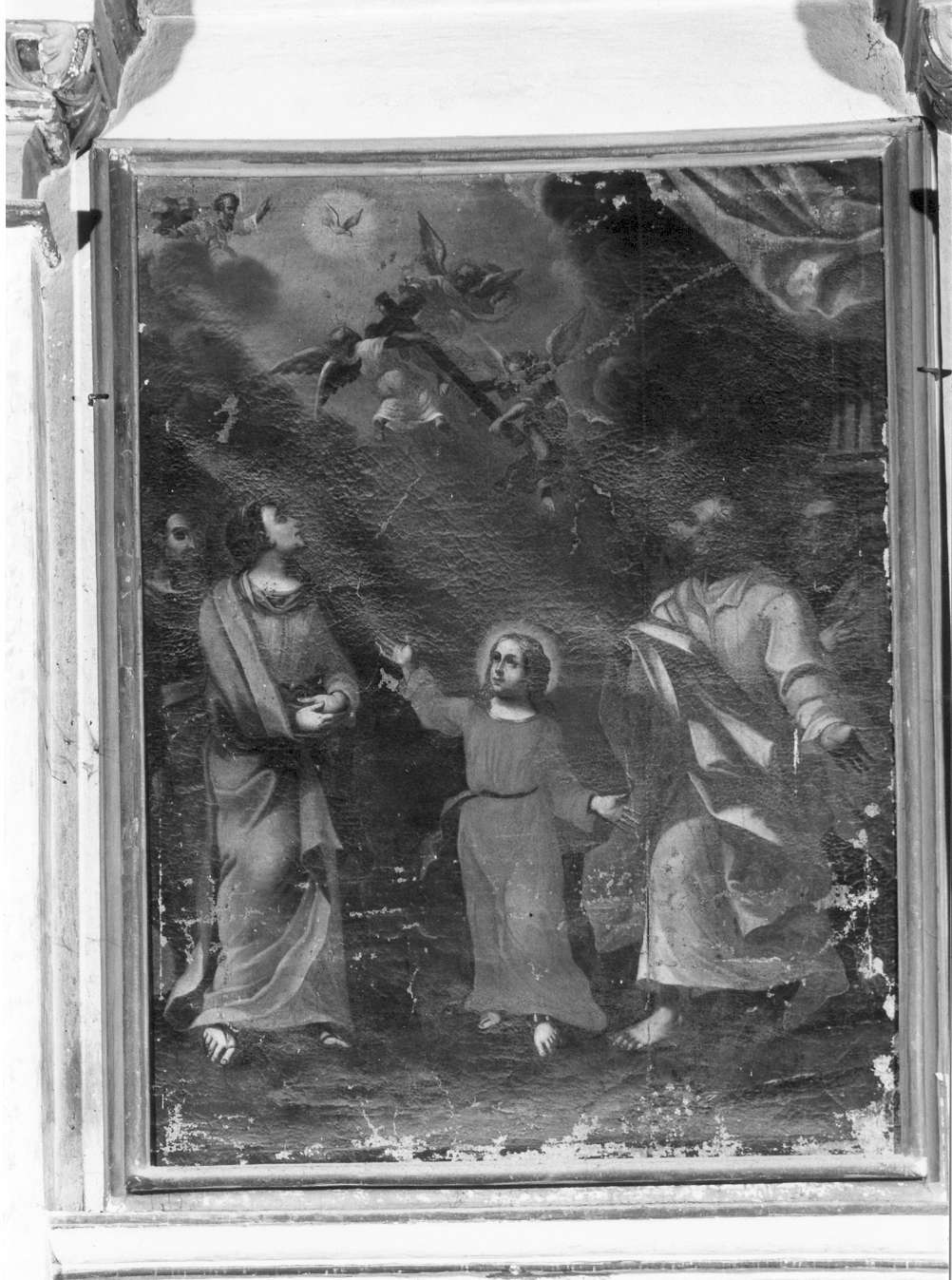 Sacra Famiglia (dipinto) - ambito emiliano-lombardo (prima metà sec. XVIII)