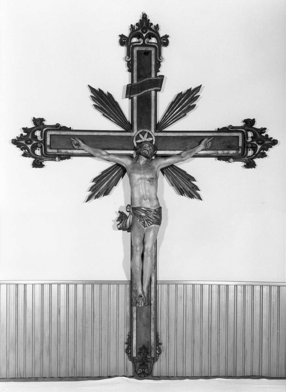 croce processionale - manifattura emiliano-lombarda (seconda metà sec. XIX)