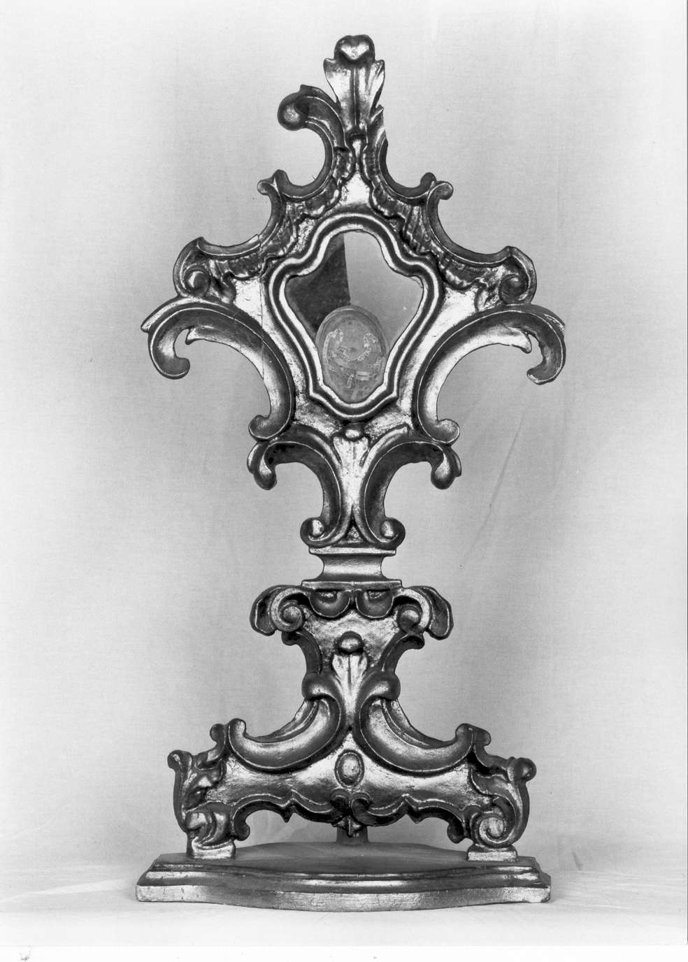 reliquiario - a ostensorio, serie - manifattura emiliano-lombarda (seconda metà sec. XVIII)