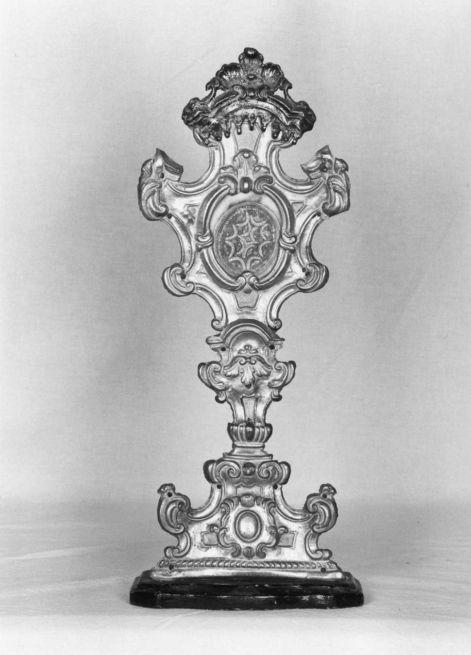 reliquiario - a ostensorio - manifattura emiliano-lombarda (seconda metà sec. XVIII)