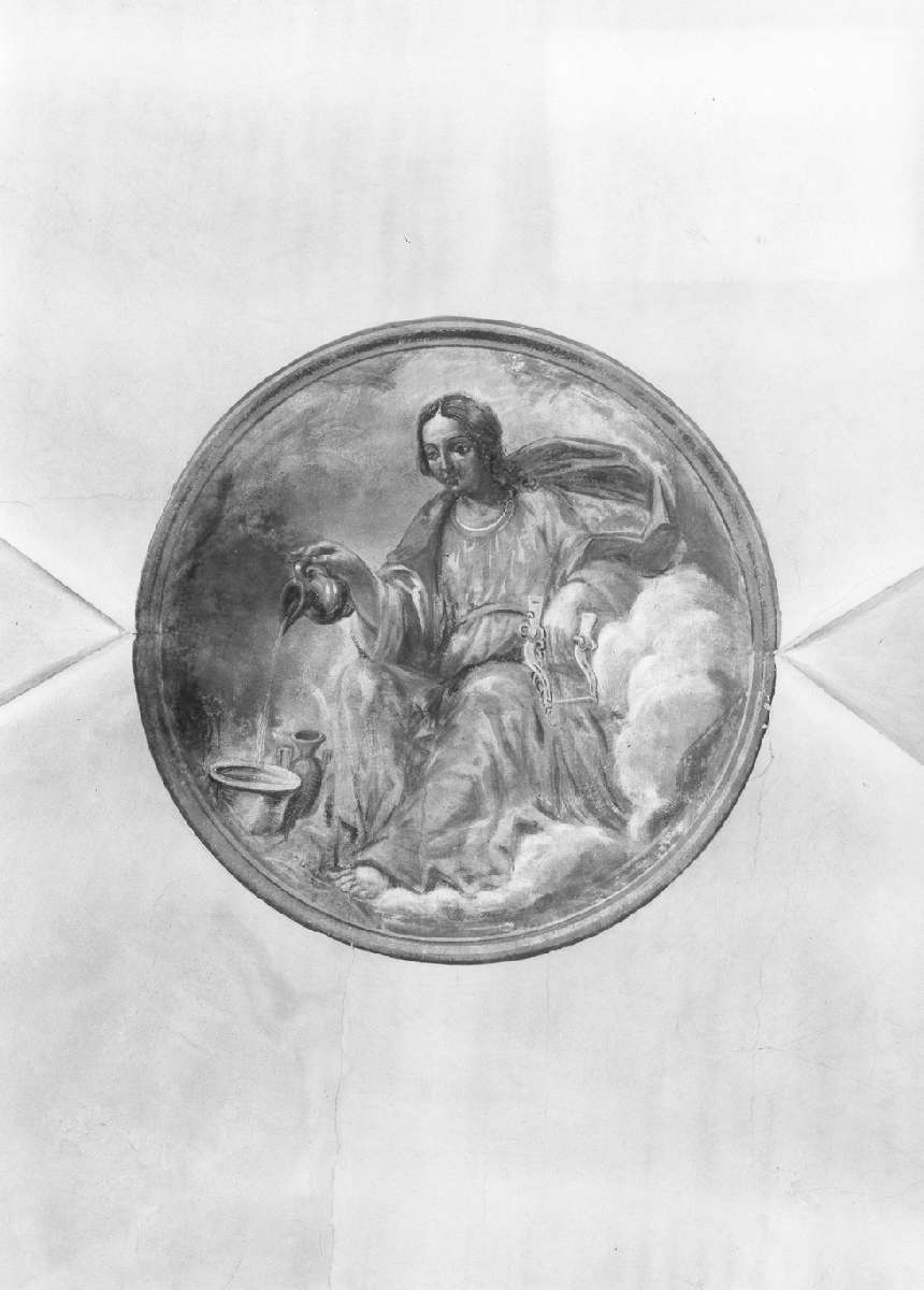 Virtù Cardinali (dipinto, complesso decorativo) - ambito emiliano (fine sec. XIX)