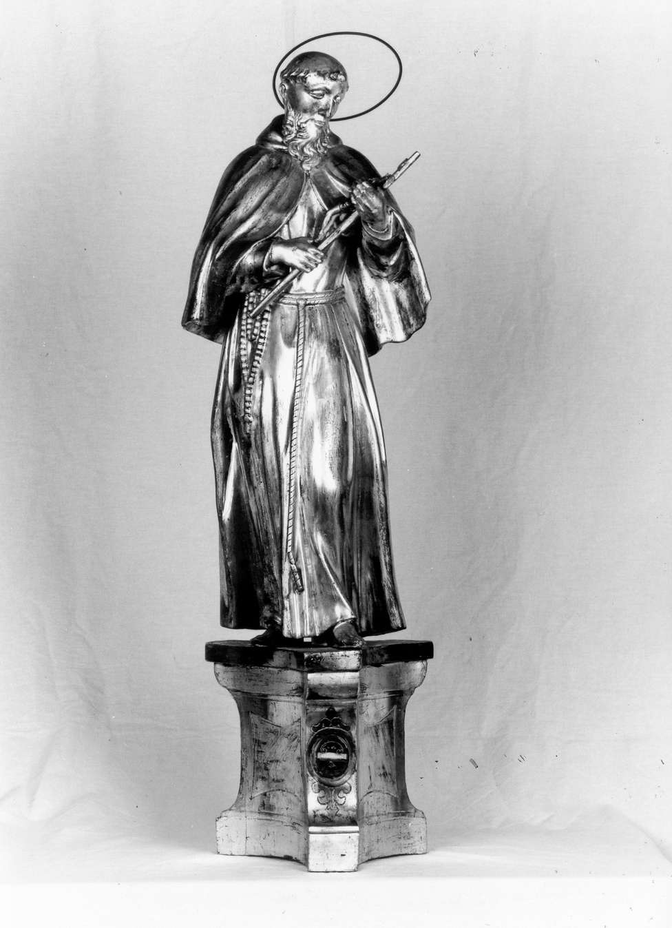 San Francesco d'Assisi (reliquiario - a statua, elemento d'insieme) - manifattura emiliana (sec. XIX)