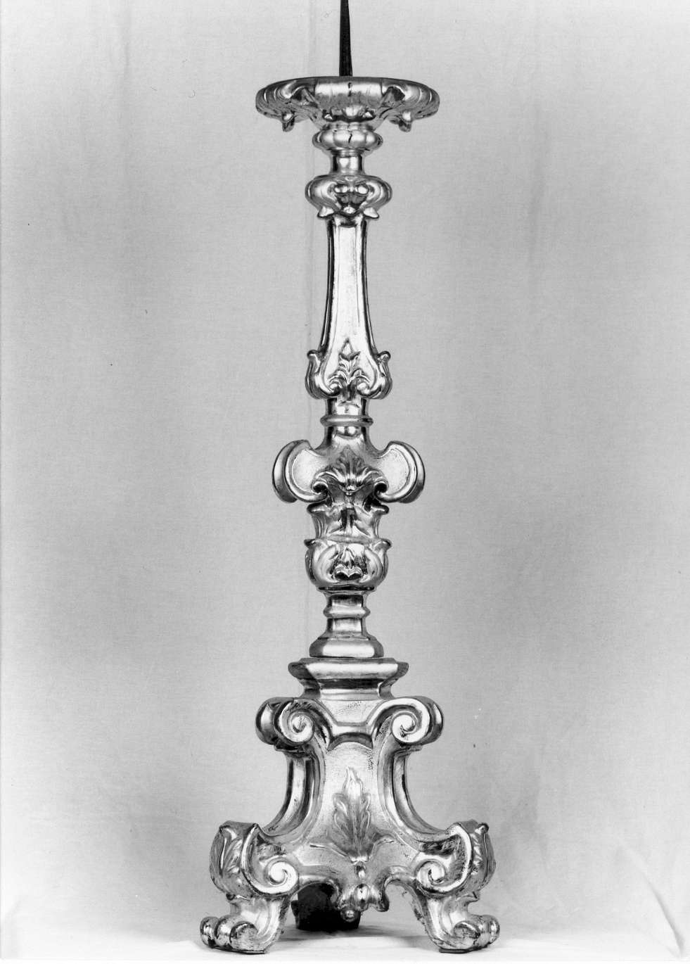 candelabro, serie - manifattura emiliana (sec. XVIII)