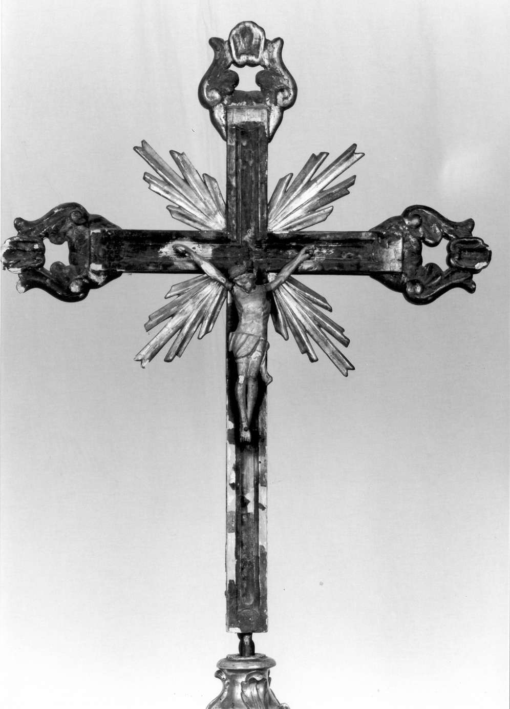 croce d'altare - manifattura emiliana (fine/inizio secc. XVIII/ XIX)