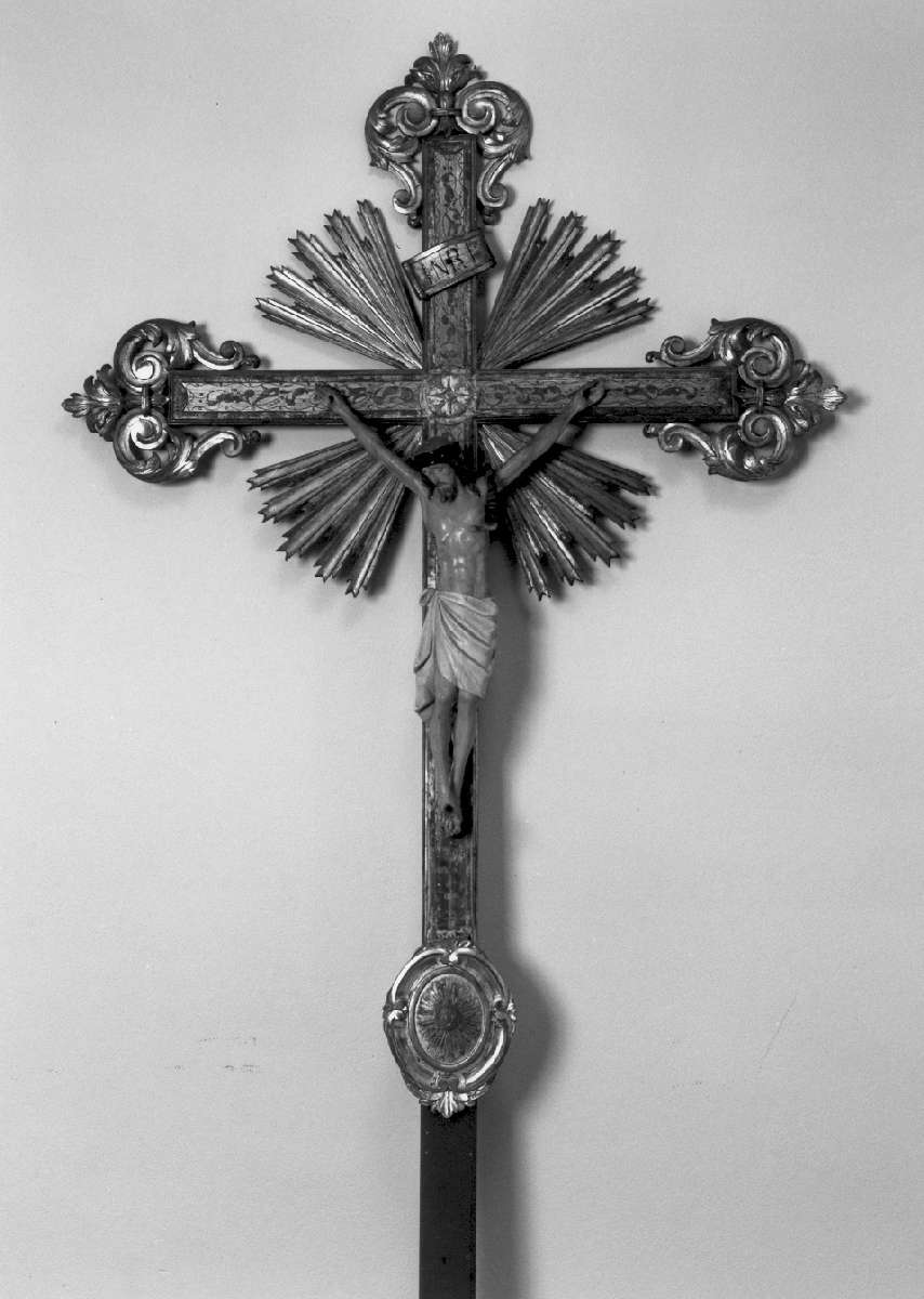 croce processionale - manifattura emiliana (seconda metà sec. XVIII)