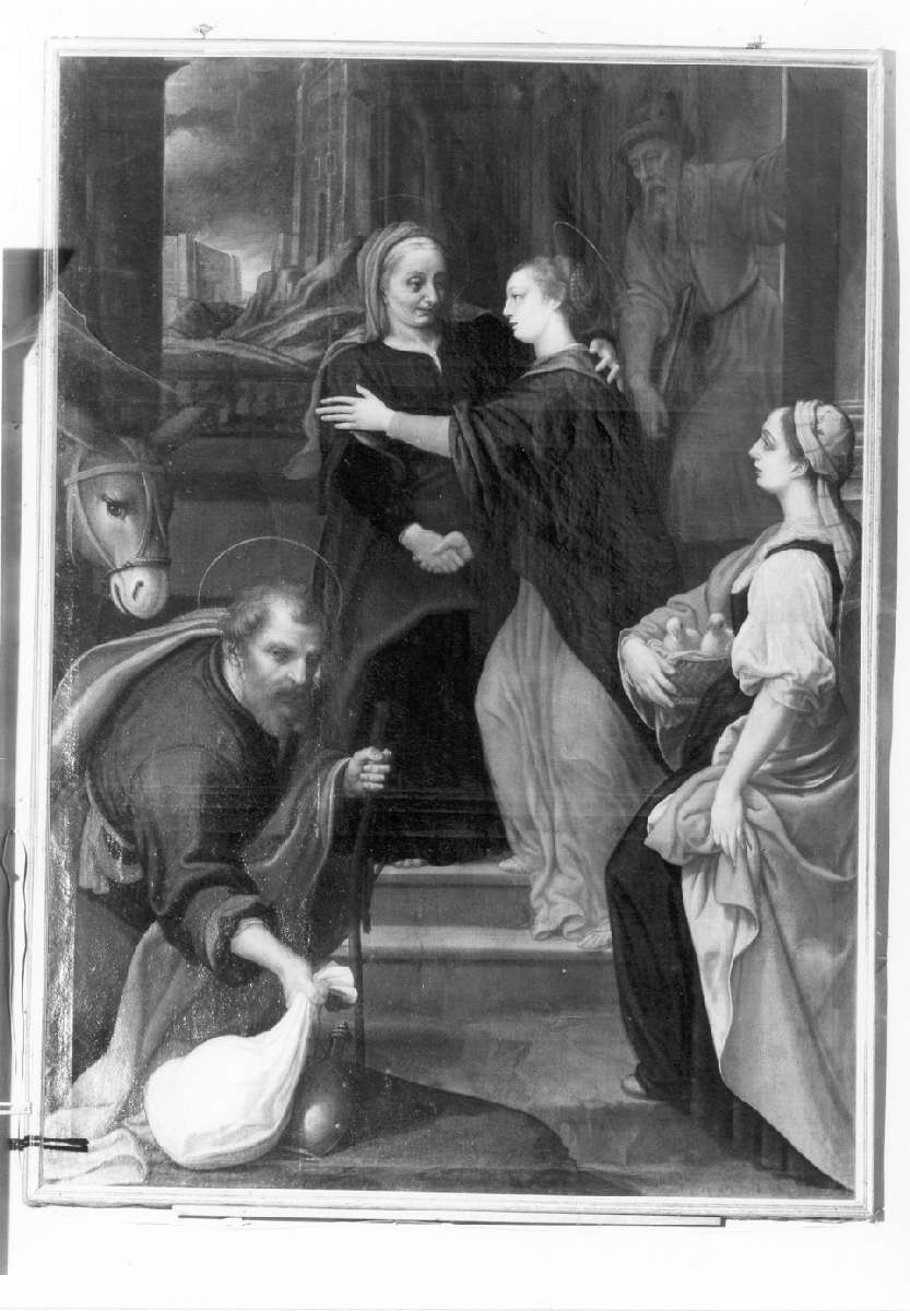 visitazione (dipinto) - ambito emiliano (sec. XVII)