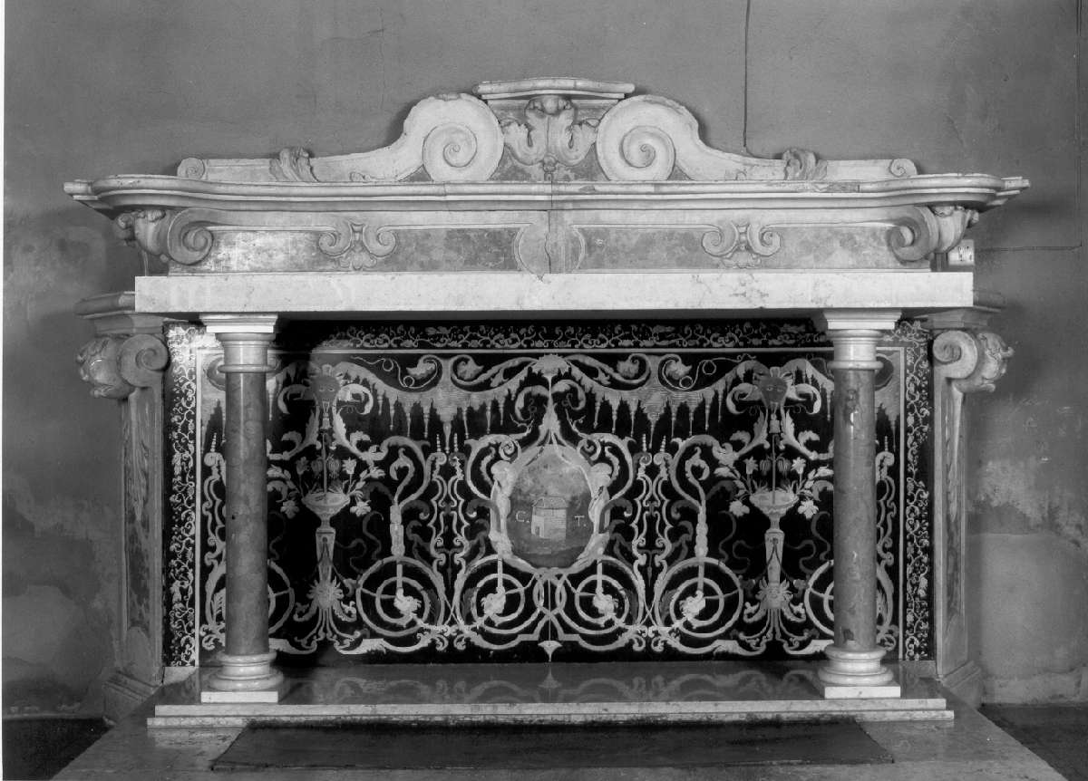 altare - manifattura modenese (prima metà sec. XVIII)