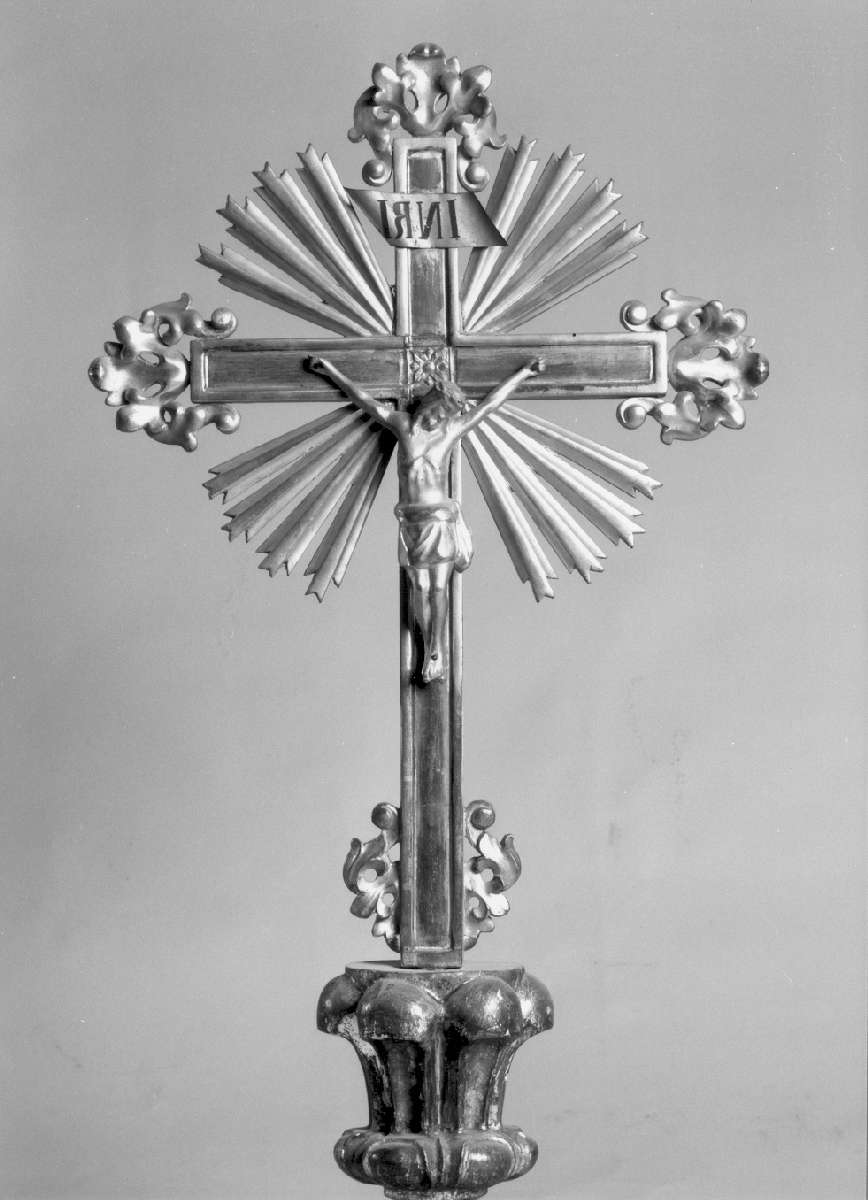 croce processionale - manifattura emiliana (ultimo quarto sec. XVIII)