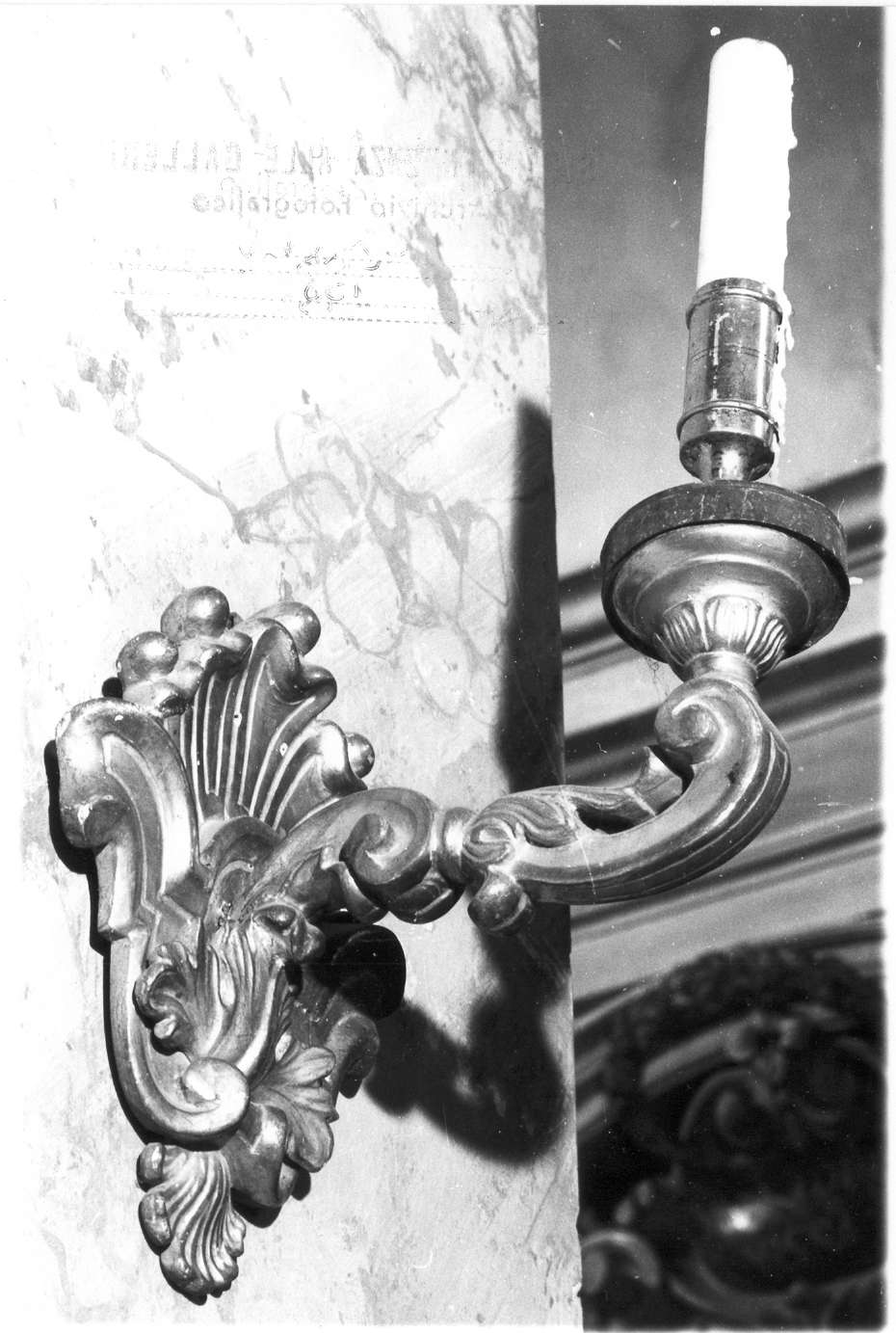 candeliere da parete, serie - manifattura emiliana (seconda metà sec. XVIII)