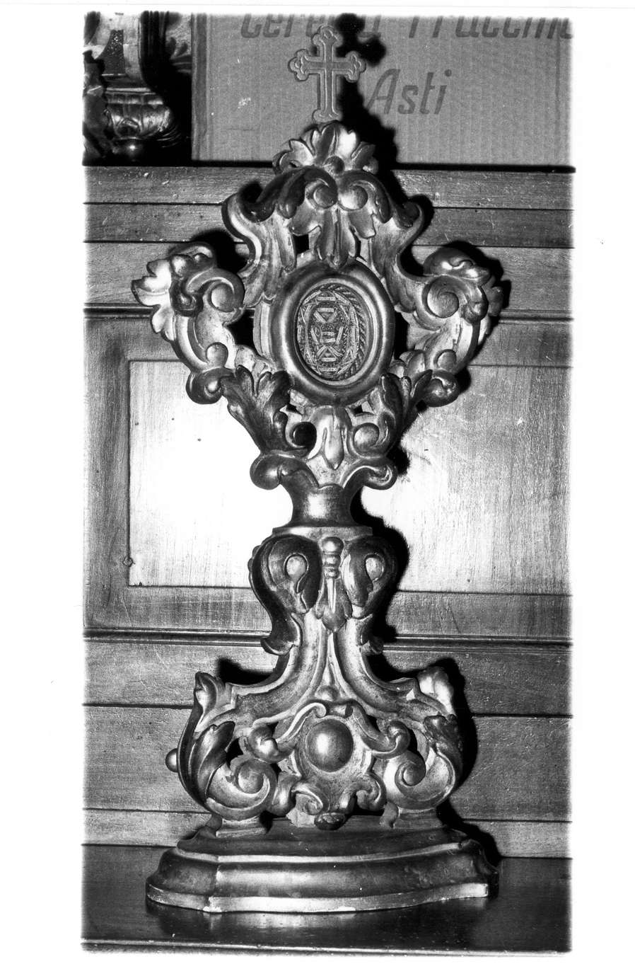 reliquiario - a ostensorio, serie - manifattura emiliana (seconda metà sec. XVIII)