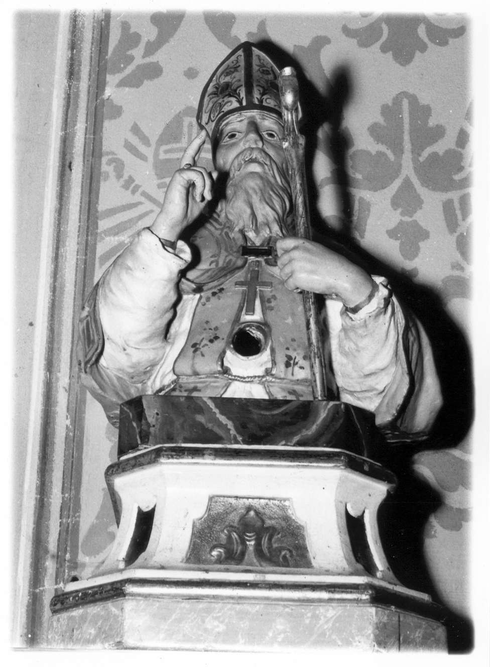 reliquiario - a busto - manifattura emiliana (sec. XIX)