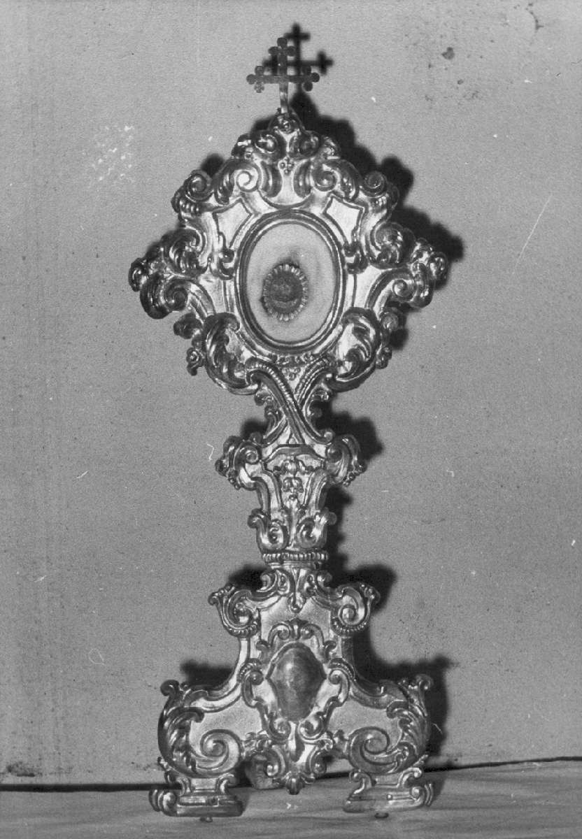 reliquiario - a ostensorio - manifattura emiliana (metà sec. XVIII)